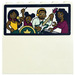 LEGO White Panel 1 x 6 x 5 with Family Portrait (front), Mirror and Shelf (back) Sticker (59349)