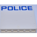 LEGO White Panel 1 x 6 x 5 with Police From set 60044 Sticker (59349)