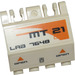 LEGO White Panel 2 x 4 x 2 with Hinges with &#039;MT21&#039;, &#039;LAB 7648&#039;, Orange Triangles and &#039;OPEN&#039; Right Sticker (44572)