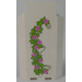 LEGO White Panel 3 x 3 x 6 Corner Wall with Curved Ivy and Flowers (Right) Sticker without Bottom Indentations (87421)