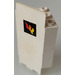 LEGO White Panel 3 x 3 x 6 Corner Wall with Fire Logo Sticker with Bottom Indentations (2345)