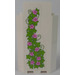 LEGO White Panel 3 x 3 x 6 Corner Wall with Ivy and Flowers (Left) Sticker without Bottom Indentations (87421)