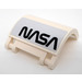 LEGO White Panel 3 x 4 x 3 Curved with Hinge with Black &#039;NASA&#039; - Left Side Sticker (18910)