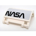 LEGO White Panel 3 x 4 x 3 Curved with Hinge with Black &#039;NASA&#039; Right Side Sticker (18910)