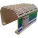 LEGO blanc Panneau 6 x 8 x 4 Fuselage avec Green Stripe et Doors (42604)