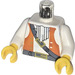 LEGO Wit Piraten Torso met Bruin Ascot en Zwart Riem met Wit Armen en Geel Handen (973)