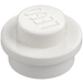 LEGO Blanc assiette 1 x 1 Rond (6141 / 30057)