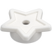 LEGO White Plate 1 x 1 Round with Star (11609 / 28619)