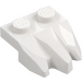 LEGO White Plate 1 x 2 with 3 Rock Claws (27261)