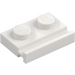 LEGO White Plate 1 x 2 with Door Rail (32028)