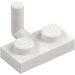 LEGO White Plate 1 x 2 with Hook (5mm Horizontal Arm) (43876 / 88072)