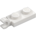 LEGO White Plate 1 x 2 with Horizontal Clip on End (42923 / 63868)