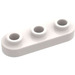 LEGO hvid Plade 1 x 3 Afrundet (77850)