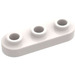 LEGO White Plate 1 x 3 Rounded (77850)