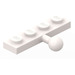 LEGO White Plate 1 x 4 with Ball Joint (3184)