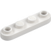 LEGO White Plate 1 x 4 with Rounded Ends (77845)