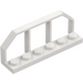 LEGO White Plate 1 x 6 with Train Wagon Railings (6583 / 58494)