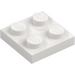 LEGO Бяло Плоча 2 x 2 (3022 / 94148)