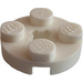 LEGO White Plate 2 x 2 Round with Axle Hole (4032)