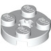 LEGO blanc assiette 2 x 2 Rond avec Essieu Trou (avec trou d&#039;axe &#039;X&#039;) (4032)