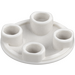 LEGO White Plate 2 x 2 Round with Rounded Bottom (2654 / 28558)