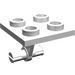 LEGO White Plate 2 x 2 Thin with Dual Wheels Holder with Split Pins (4870)