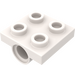 LEGO White Plate 2 x 2 with Hole with Underneath Cross Support (10247)