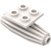 LEGO White Plate 2 x 2 with Jet Engine (4229)