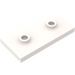 LEGO Weiß Platte 2 x 4 mit 2 Bolzen (65509)