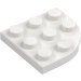 LEGO White Plate 3 x 3 Round Corner (30357)