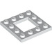 LEGO Weiß Platte 4 x 4 mit 2 x 2 Open Center (64799)