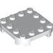 LEGO White Plate 4 x 4 x 0.7 with Rounded Corners and Empty Middle (66792)
