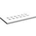 LEGO Weiß Platte 4 x 8 mit Bolzen im Centre (6576)