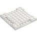 LEGO White Plate 8 x 8 x 0.7 with Cutouts (2628)