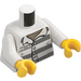 LEGO White Prisoner 86753 Minifig Torso (973 / 76382)