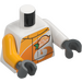 LEGO White Racer Minifig Torso (973 / 76382)