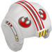 LEGO White Rebel Pilot Helmet with Red Rebel Logo (47215 / 91599)