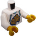 LEGO White Rollerskater with City Top Minifig Torso (973 / 76382)