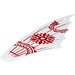 LEGO White Sail 25 x 8 with Red Dragon Tail (58004)