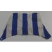 LEGO White Sail 27 x 17 Top with Blue Thick Stripes