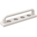 LEGO White Scala Towel Bar 1 x 5 (6969)