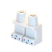 LEGO Blanc Jambes courtes avec Sprinkles at Feet (41879)