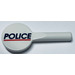 LEGO White Signal Paddle with &#039;POLICE’ (3900 / 82933)