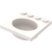 LEGO Weiß Sink 4 x 4 Oval (6195)