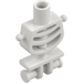 LEGO White Skeleton Torso with Rounded Ribs with Thin Shoulder Pins (6260)