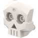 LEGO Weiß Skull mit Zwei Pins (47990)