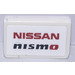 LEGO White Slope 1 x 2 (31°) with NISSAN nismo Sticker (85984)