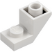 LEGO Blanc Pente 1 x 2 (45°) Inversé avec assiette (2310)