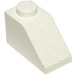 LEGO White Slope 1 x 2 (45°) without Centre Stud