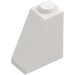 LEGO Blanco Con pendiente 1 x 2 x 2 (65°) (60481)